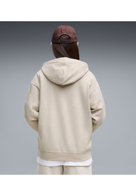 Sudadera de felpa con capucha Essentials de corte holgado para mujer