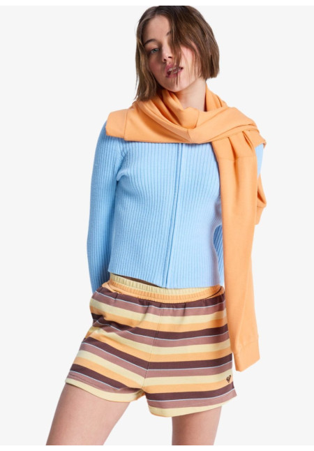 Perfect Stripe - Short de felpa con abertura lateral para Mujer