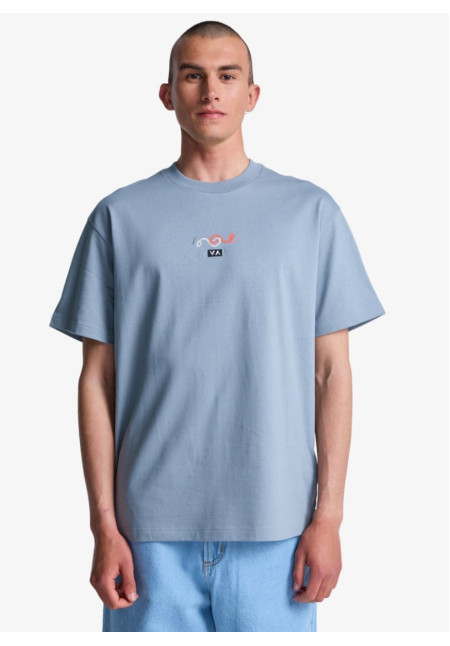 Amaze Snake Camiseta de manga corta Azul Hombre