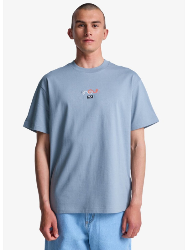 Amaze Snake Camiseta de manga corta Azul Hombre