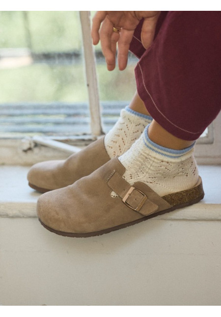Zeliah Sin Fur Mules Beige mujer