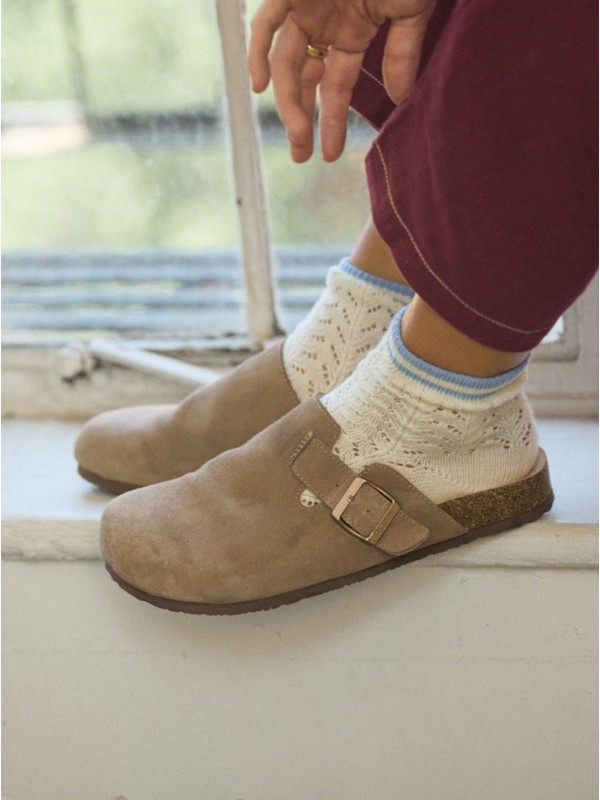 Zeliah Sin Fur Mules Beige mujer