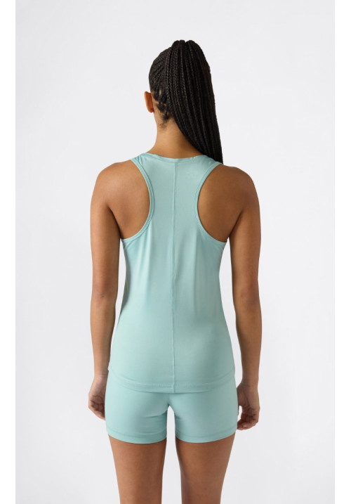 Camiseta Deportiva de Tirantes Stretch para Mujer Honeydew