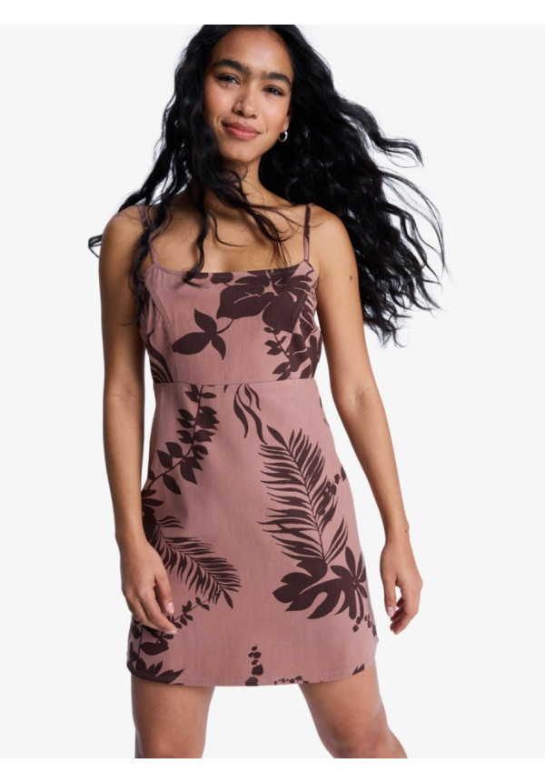 Seaside Memories Vestido con tirantes Marrón Mujer