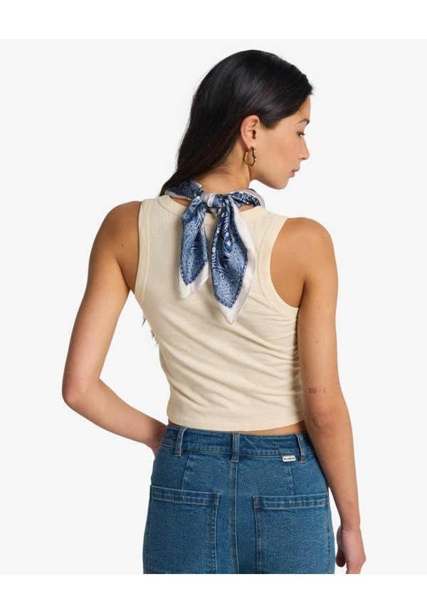 Rerun Camiseta sin mangas Blanco Mujer
