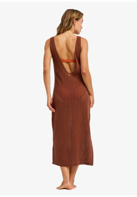 Playa Mood - Vestido playero de ganchillo para mujer