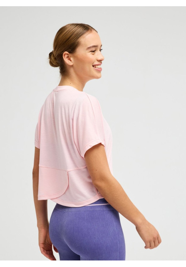 Everyday Flow Camiseta técnica de manga corta Rosa Mujer