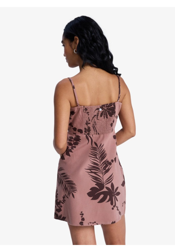 Seaside Memories Vestido con tirantes Marrón Mujer