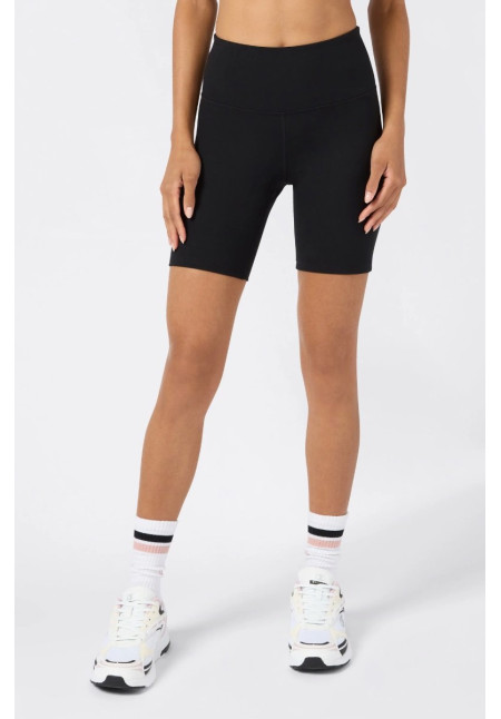 PANTALONES CORTOS MUJER BIKER NEGRO