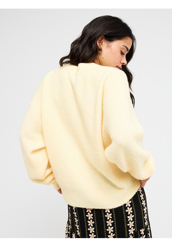Loomed Horizon Jersey cerrado Amarillo Mujer