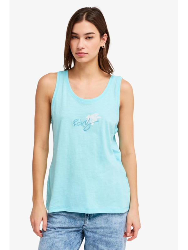 Dream Oasis Camiseta sin mangas Azul Mujer