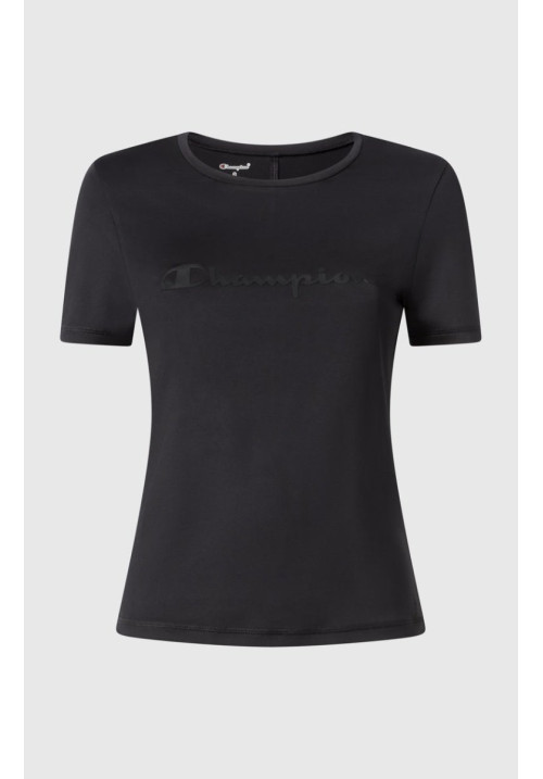 CAMISETA DEPORTIVA STRETCH PARA MUJER NEGRO
