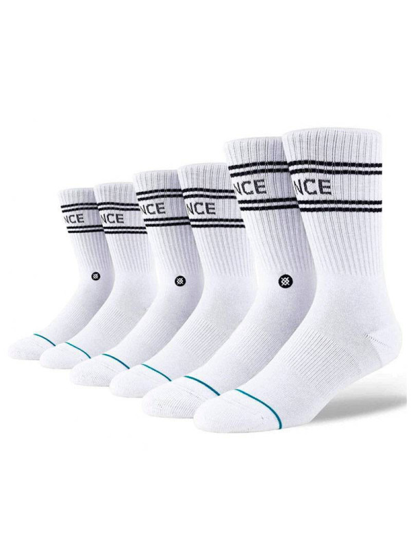 STANCE BASIC CREW 3 PACK BLANCO