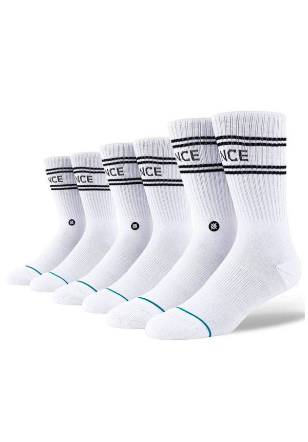 STANCE BASIC CREW 3 PACK BLANCO